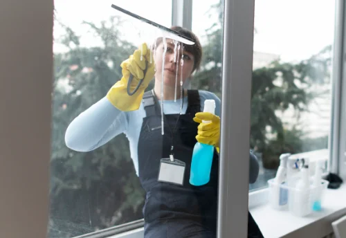 Nettoyage de vitres intérieures et extérieures à Rivèrenert